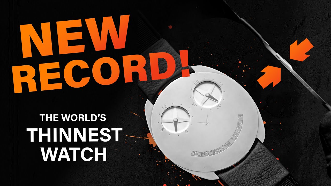 The World’s THINNEST Watch Breaks Records! - Esperluxe x Konstantin Chaykin