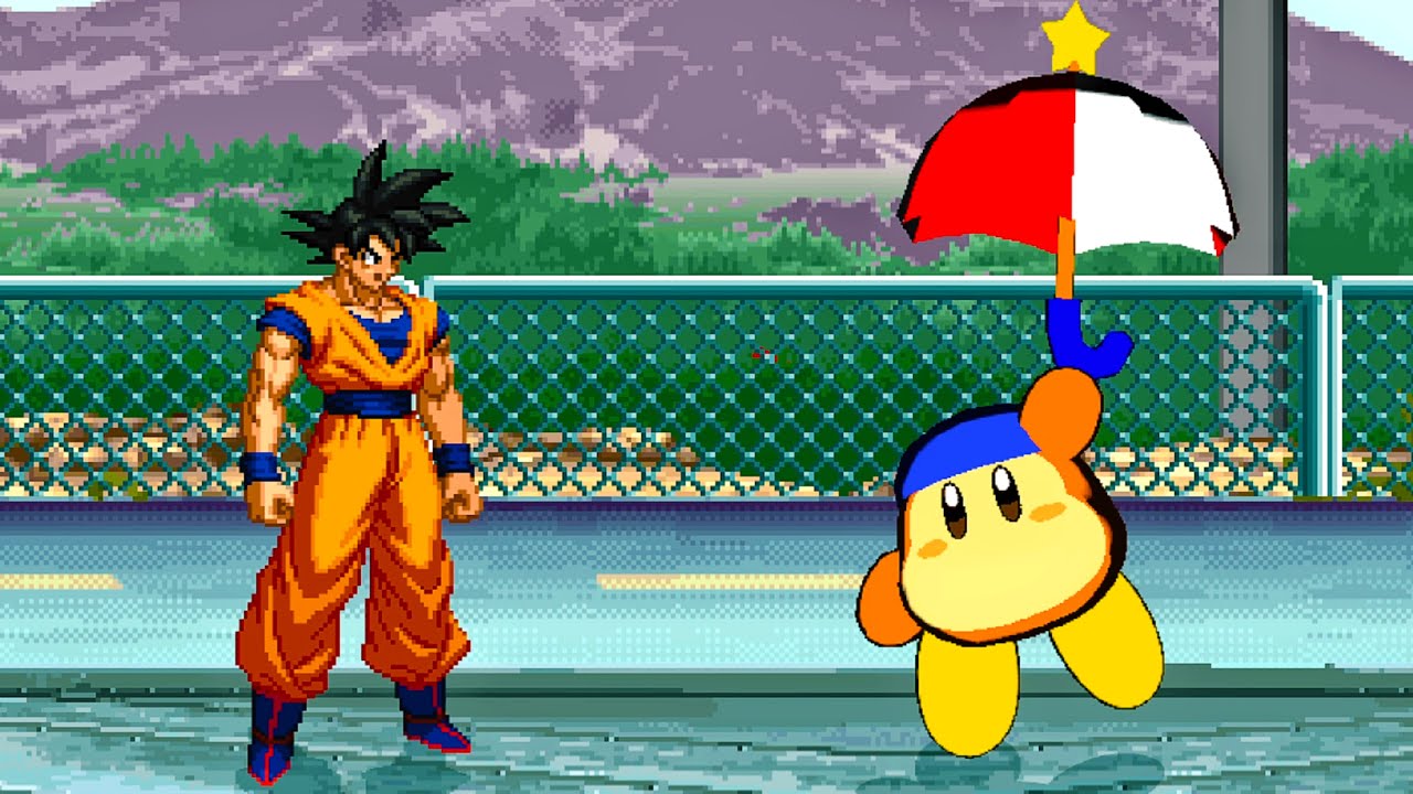 Goku Vs. Waddle Dee - Bandana Dee-dee-dee!