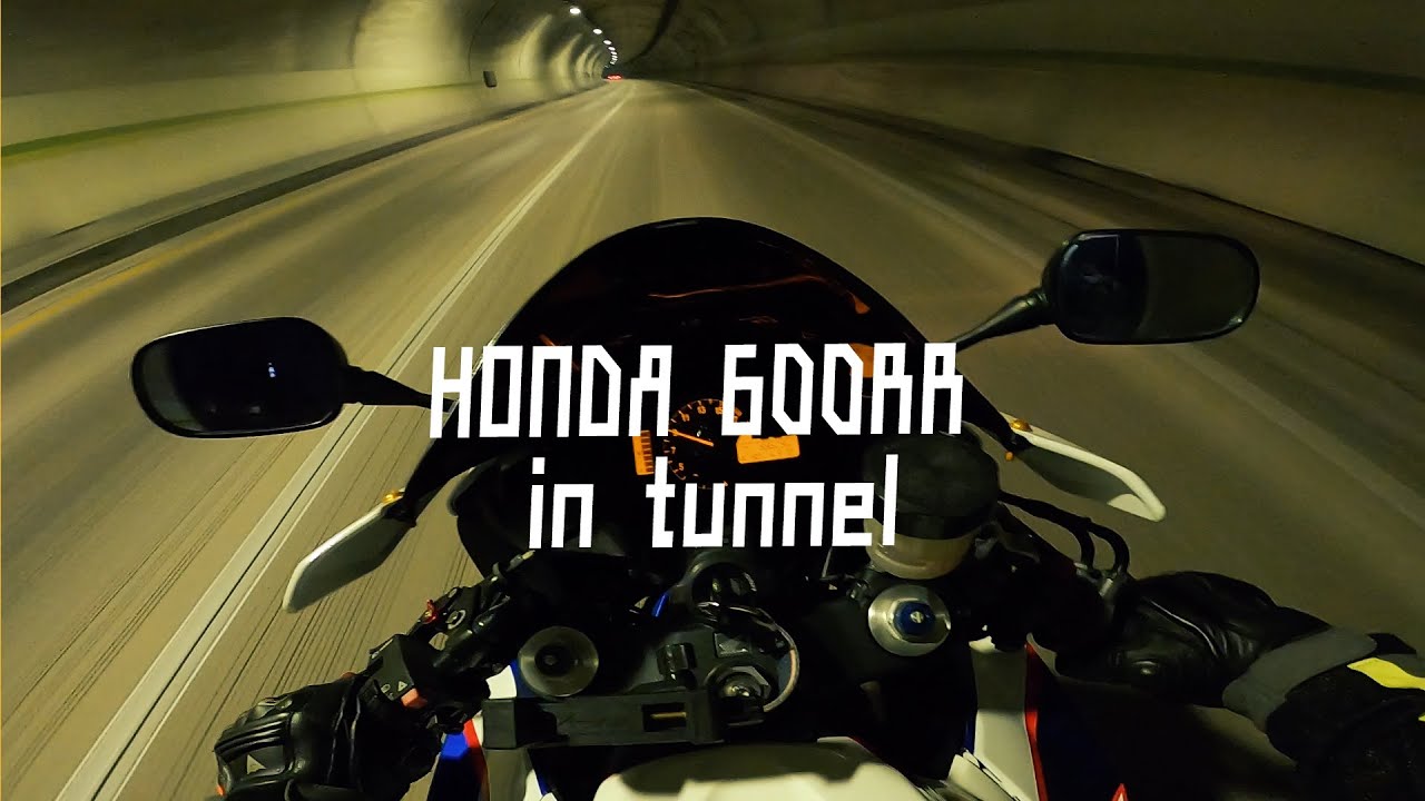 [배기음ASMR] 터널에서 찢어지는 그르렁 거리는 배기음∥ HONDA CBR600RR