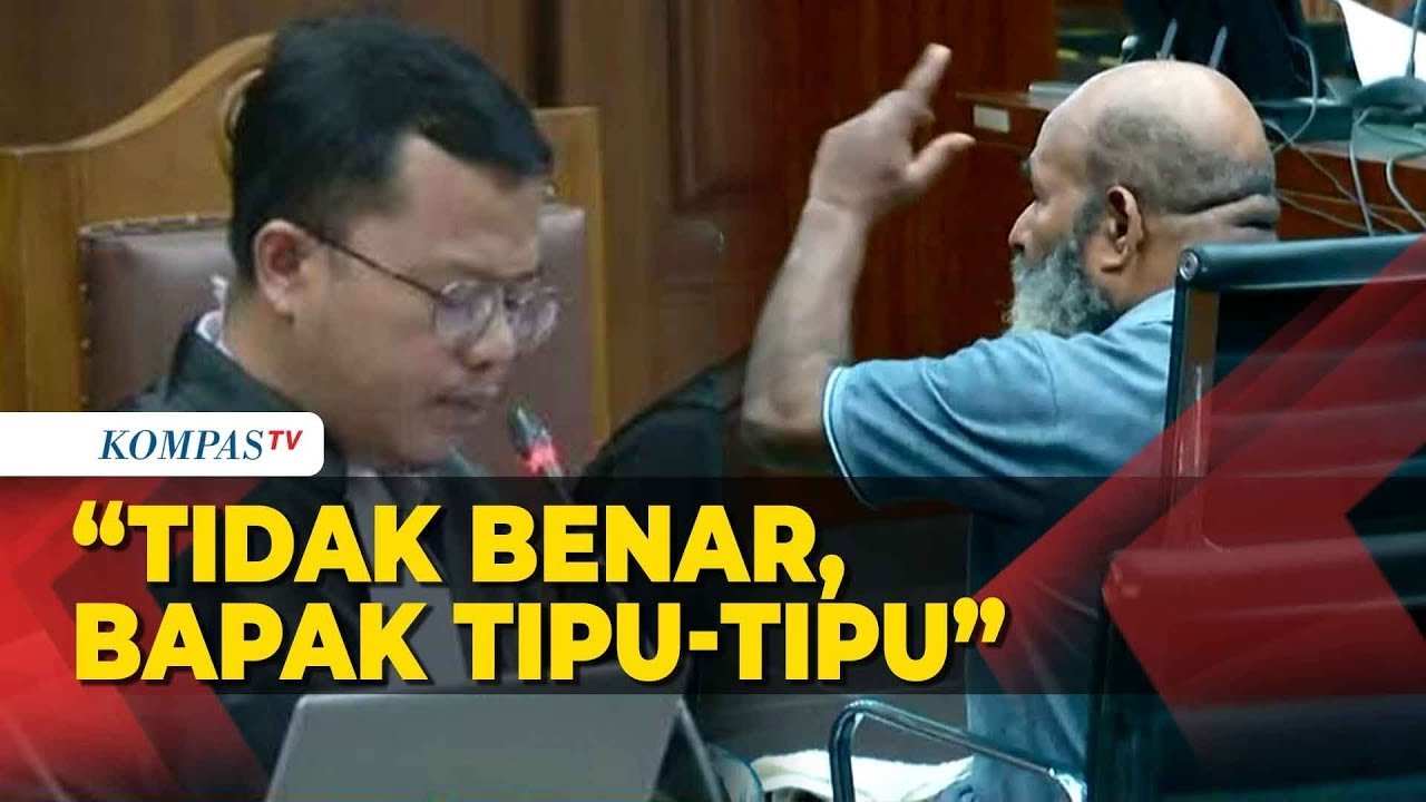 Lukas Enembe Ngamuk di Sidang! saat JPU Bacakan Dakwaan : Tidak Benar, Bapak Tipu-tipu!