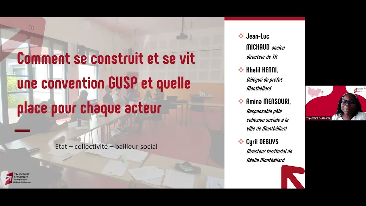 Cycle de webinaires Temps 1 - La GUSP : son évolution, ses acteurs, ses outils et ses défis