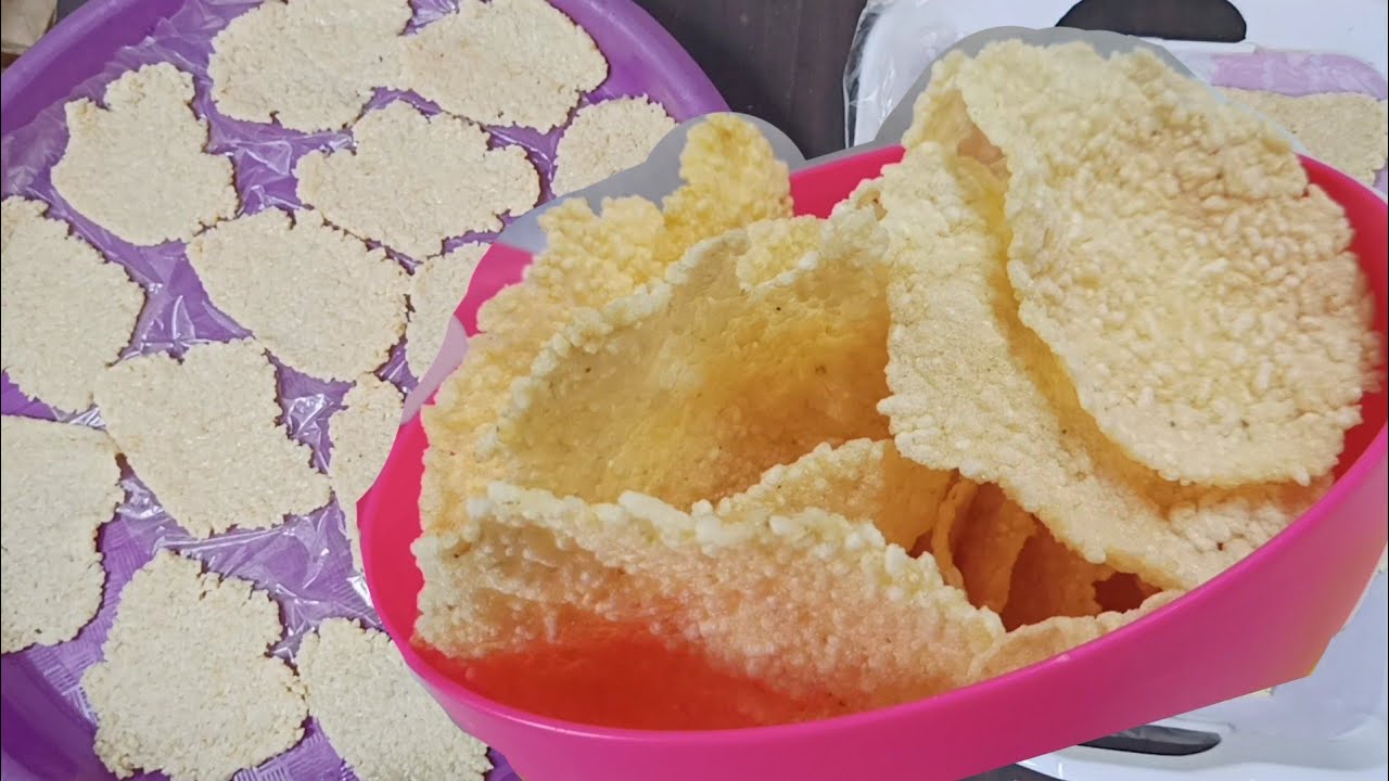kerupuk puli,sisa nasi jadi segurih ini IItanpa obat,krenyess banget