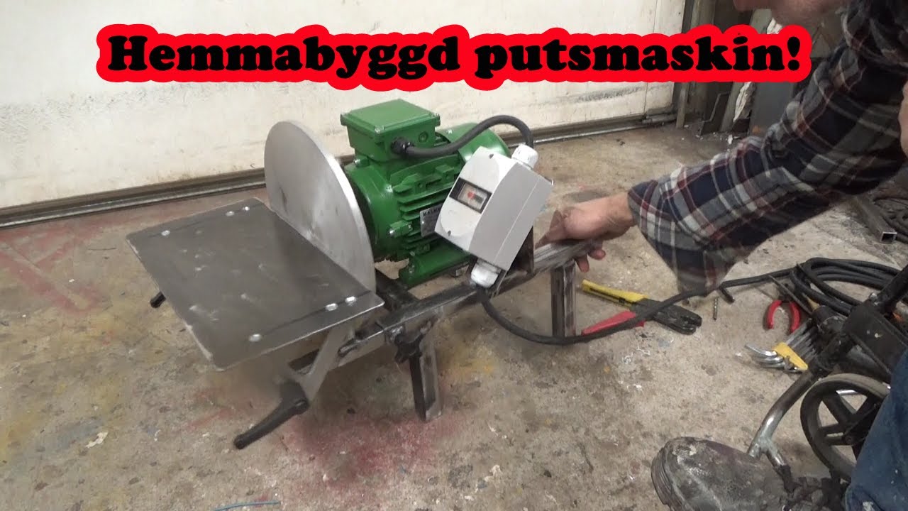 Hemmabyggd putsmaskin