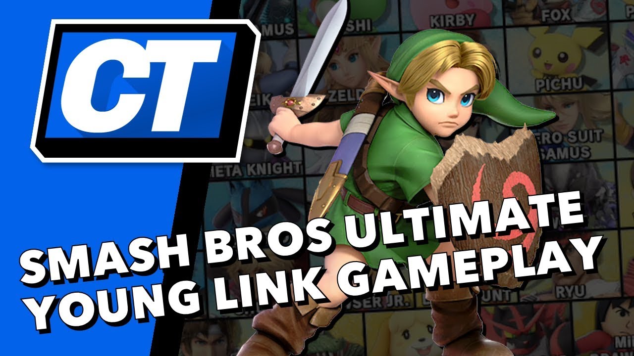 Young Link Gameplay in Super Smash Bros. Ultimate