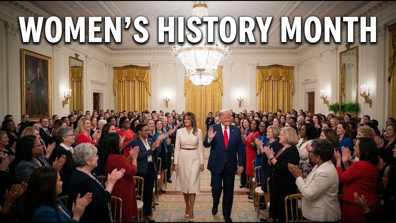 WATCH: President Trump & First Lady Host Women's History Month Event 2026