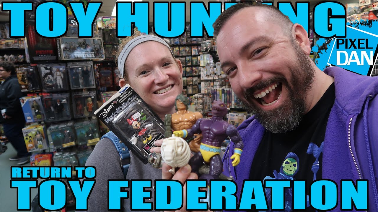 TOY HUNTING with Pixel Dan | Return to Toy Federation