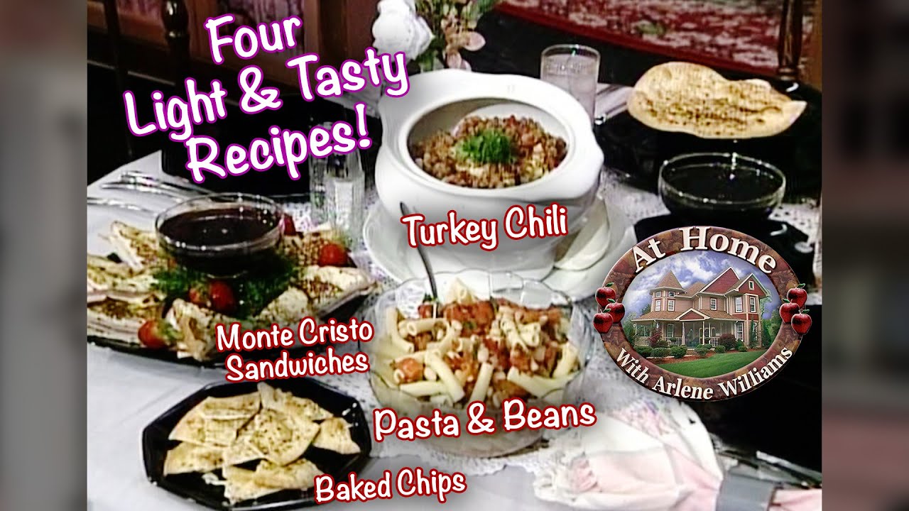 Four Light & Tasty Recipes: Chili, Sandwiches, Pasta, and Baked Chips