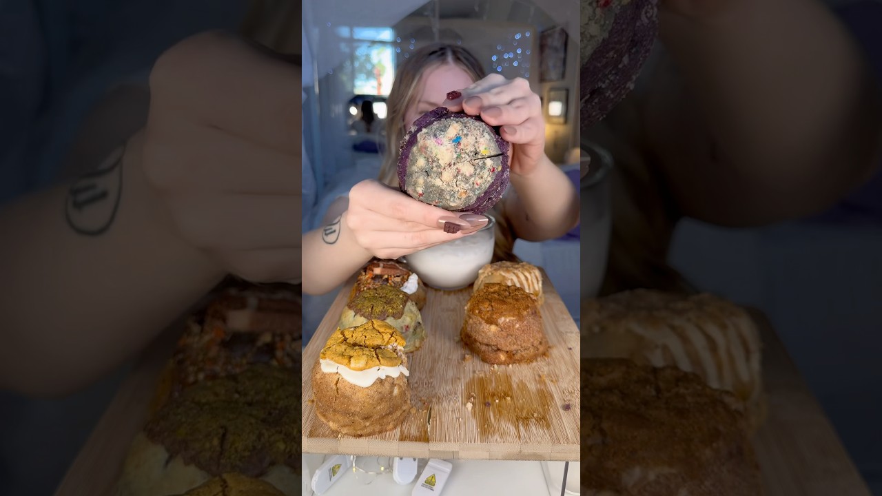 @lifesabaatch честный обзор печенья с начинкой и мукбанг 🍪 #asmr #мукбанг #десерт #печенье с начи...
