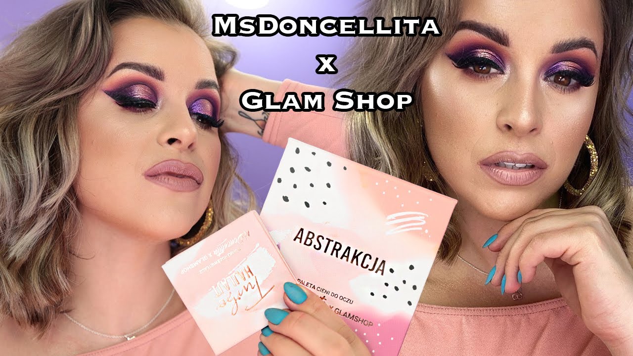 MSDoncellita x GLAMSHOP -  RECENZJA PALETY I ROZŚWIETLACZA - Hit czy Kit ?