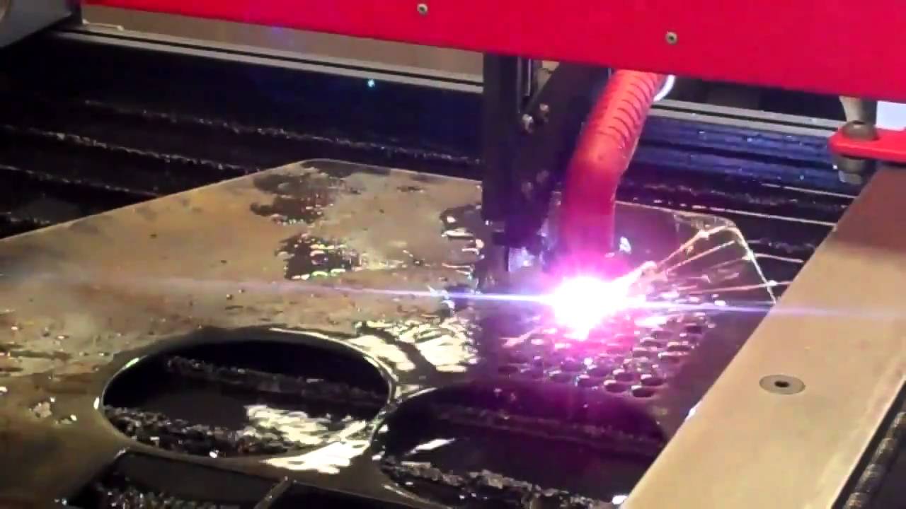 LONGEVITY Plasma Cutter cutting 100 holes on Torchmate CNC Table presented by Torchmate.mp4