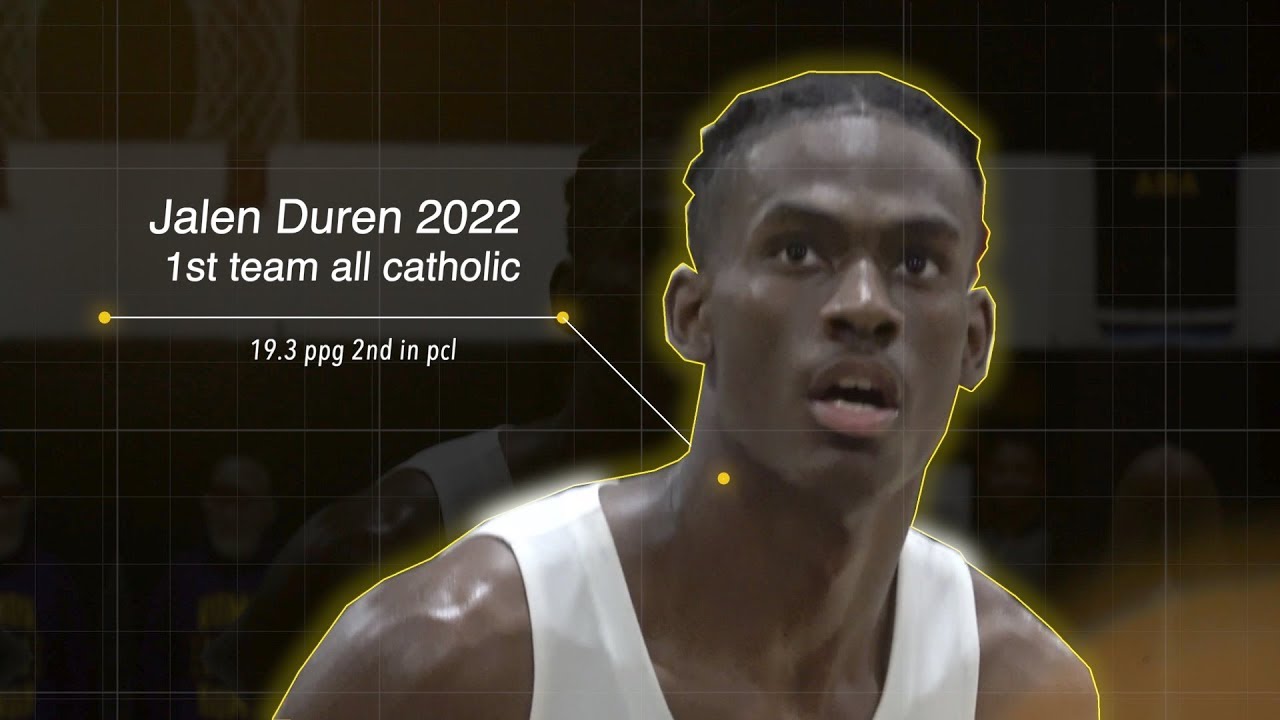 Jalen Duren 2020 PCL Highlights