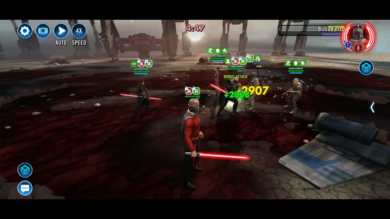 Malgus vs Boba gac 3v3 swgoh
