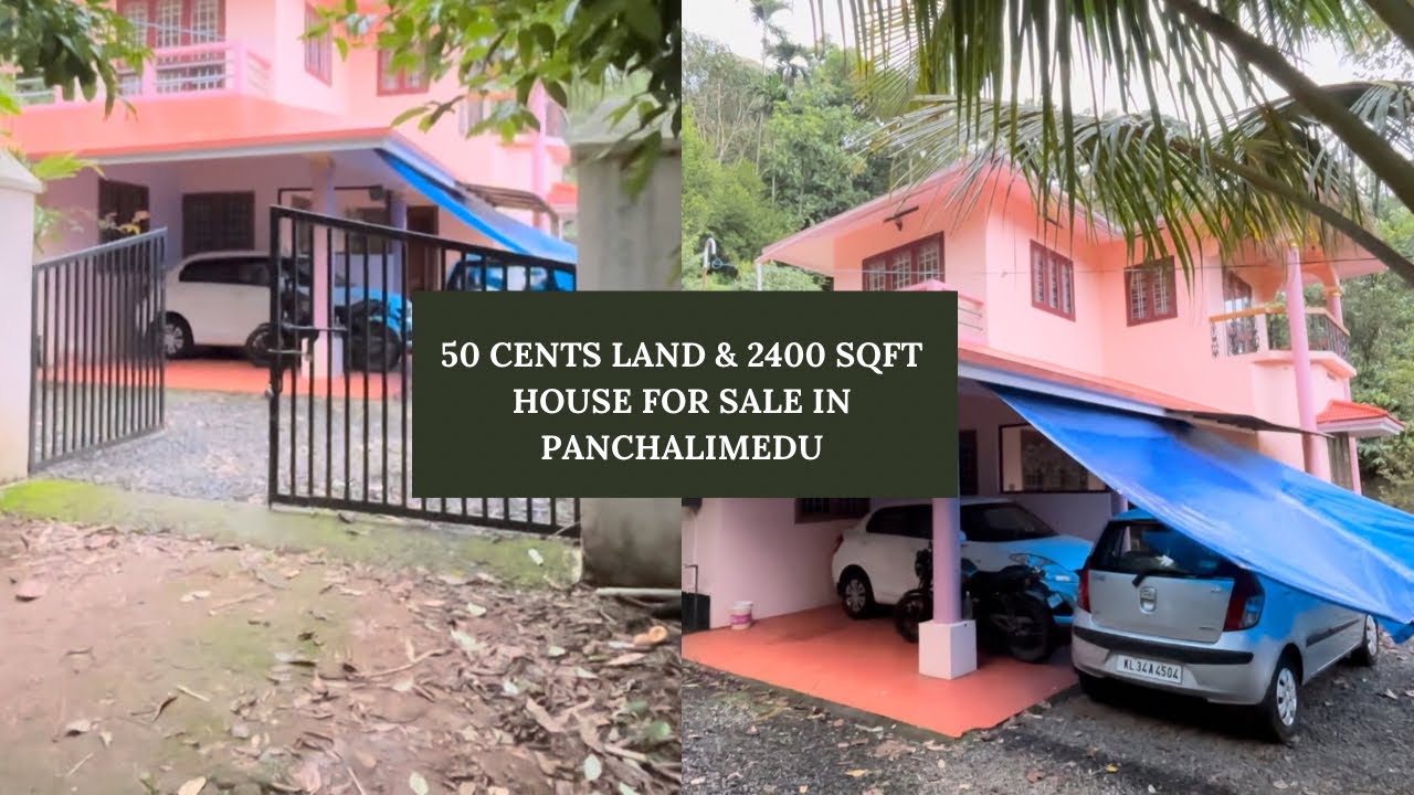 50 Cents Land & Beautiful House For Sale In Panchalimedu, Idukki 