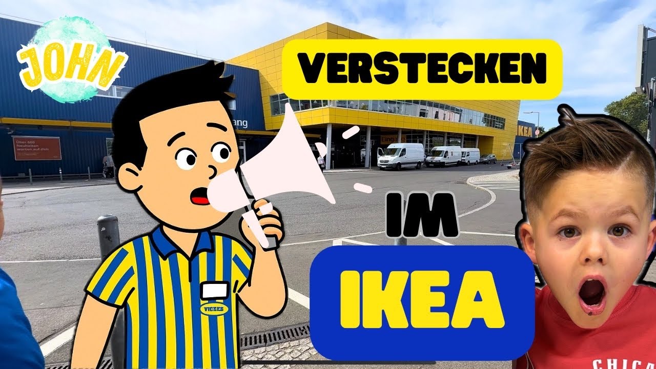 Ich verstecke mich vor  den Mitarbeitern im IKEA !!! Werde ich enentdeckt