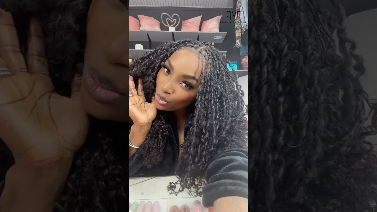 Omg I want this!#qvrhair #crochethair #braids #protectivestyles