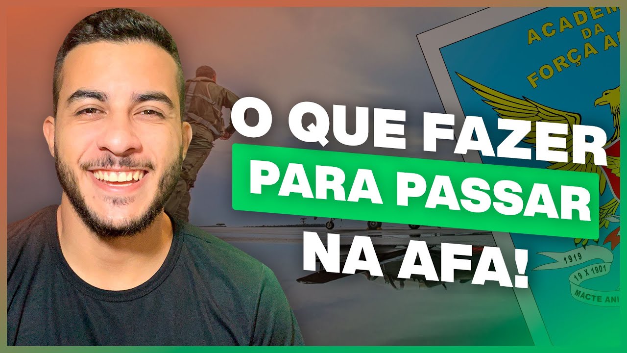 COMO PASSAR NA AFA 2023!