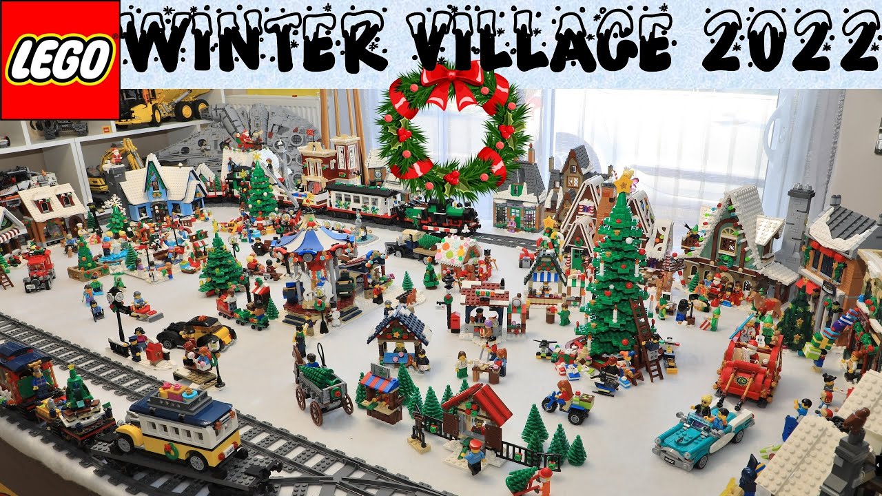 Comment faire un WINTER VILLAGE LEGO ? #lego #winter #christmas #noel