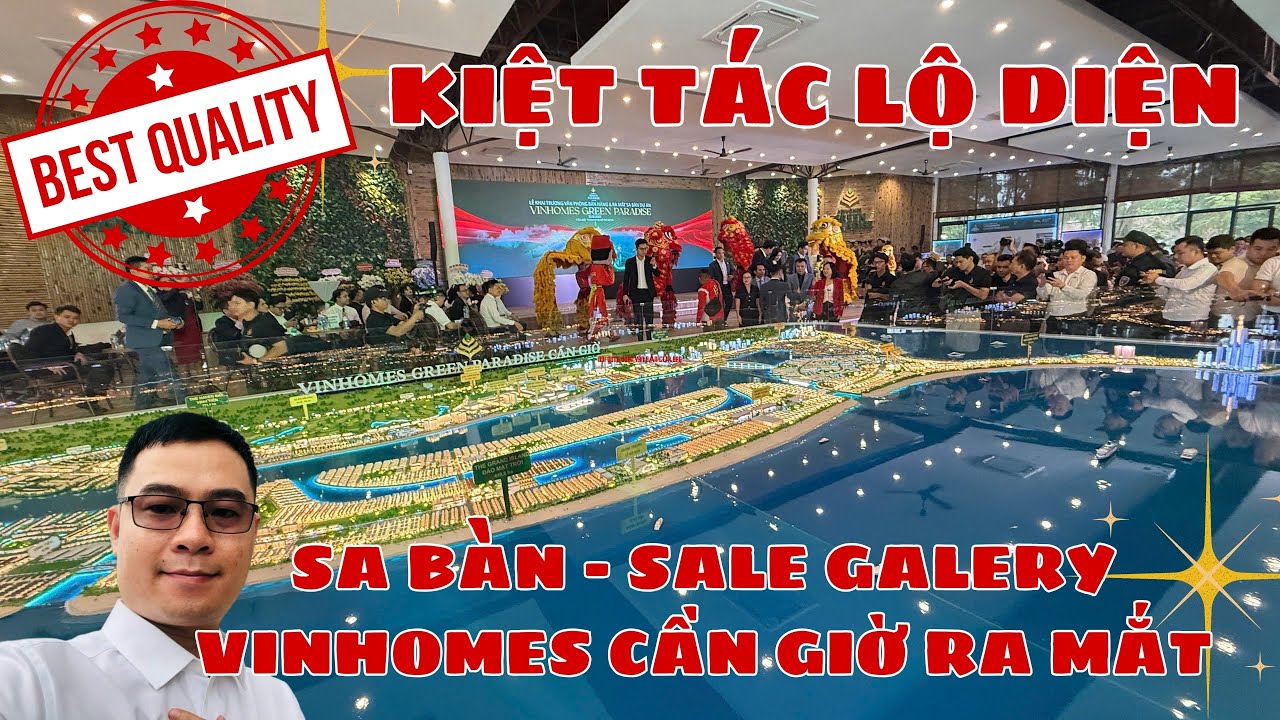 🌊 Lộ Diện Kiệt Tác Ven Biển – Sa Bàn Vinhomes Green Paradise Cần Giờ Chính Thức Ra Mắt!