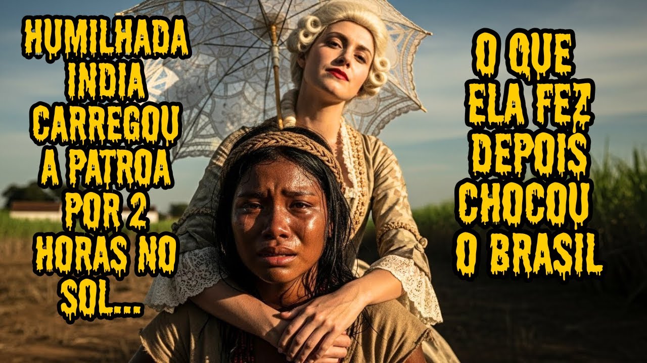 ÍNDIA ESCRAVA SOFRE O PIOR CASTIGO DE 1820... MAS A FAZENDEIRA NÃO VIU O SOL NASCER