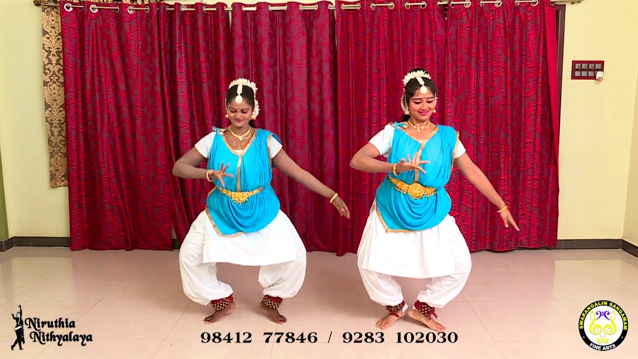 பரதமழை5050 dance steps | swarangalin sangamam