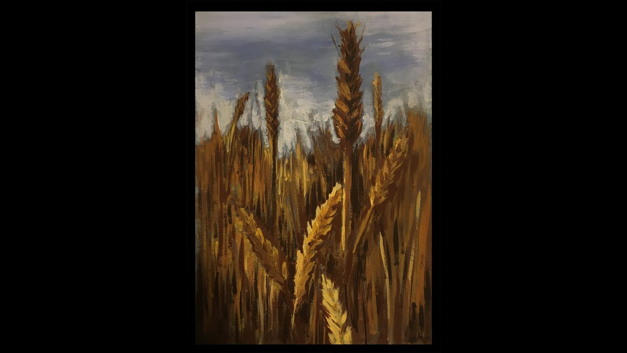 How to paint wheat