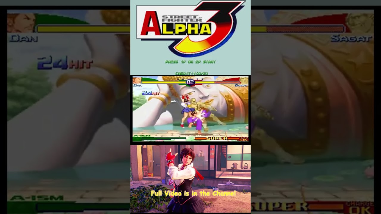 Sakura.exe and Dan  in SFA3 PART4