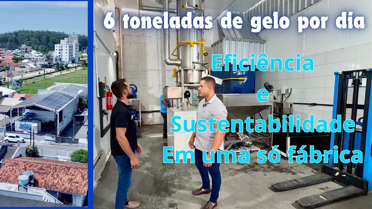 A fábrica de gelo sustentável com 300 clientes e produção de 6.000kg | Willy Marks |