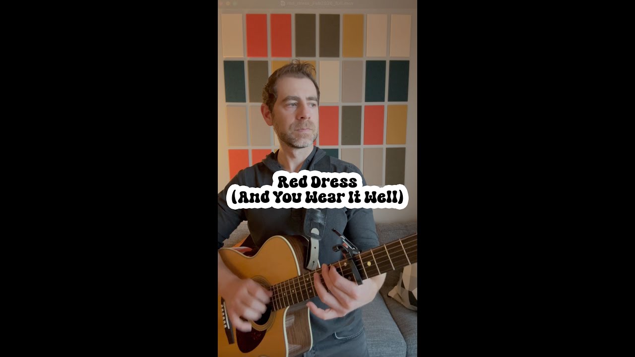 Red Dress (And You Wear It Well) - Mike Bass | Original, Full Song, Indie Folk