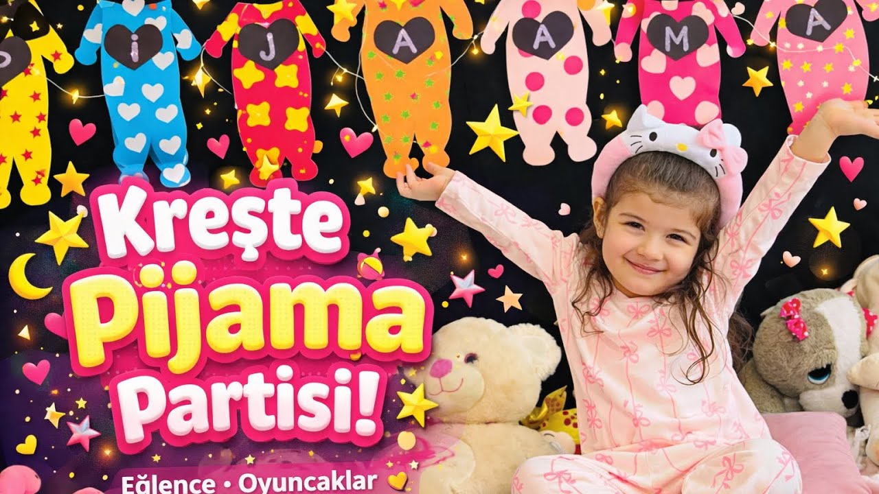Derinin kreşte pijama partisi var alışverişe çıktık|eğlenceli komik çocuk videoları