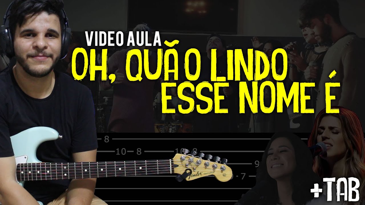 Oh Quão Lindo Esse Nome É - Kemuel e Ana Nobrega na Guitarra // Vídeo Aula Dguide