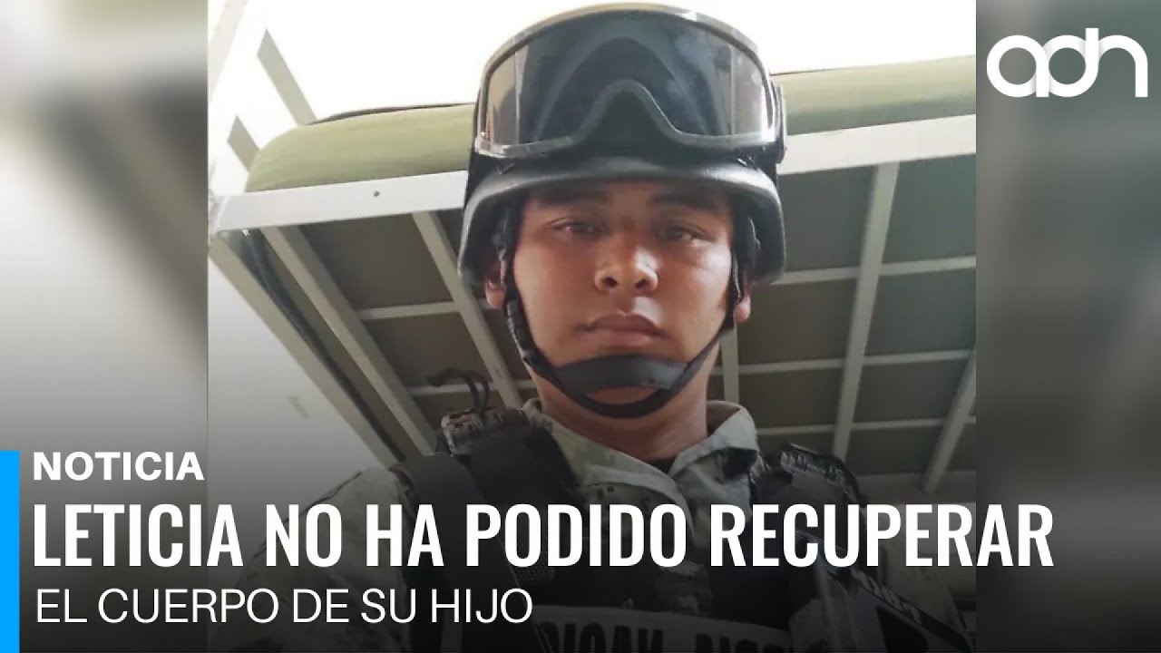 Mamá vive un calvario para reclamar el cuerpo de su hijo caído en cumplimiento del deber