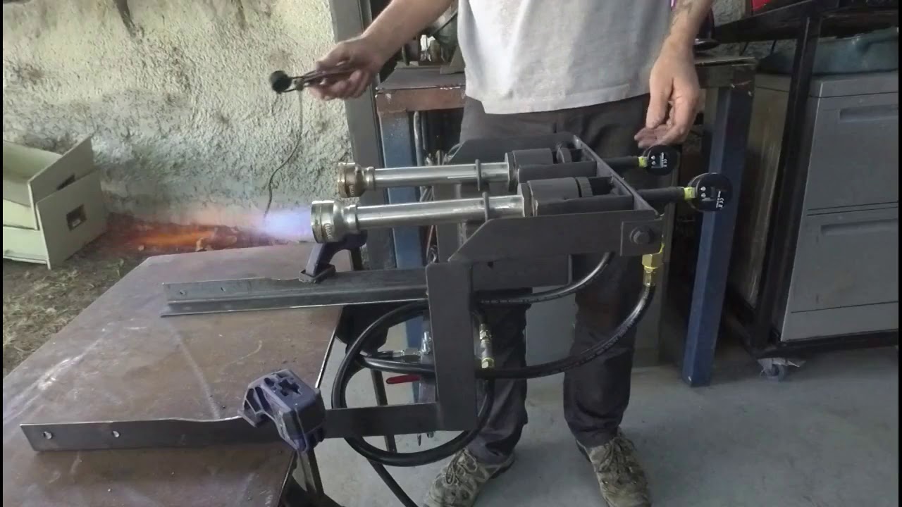 Keg Forge Build  Part 5 Burner Test