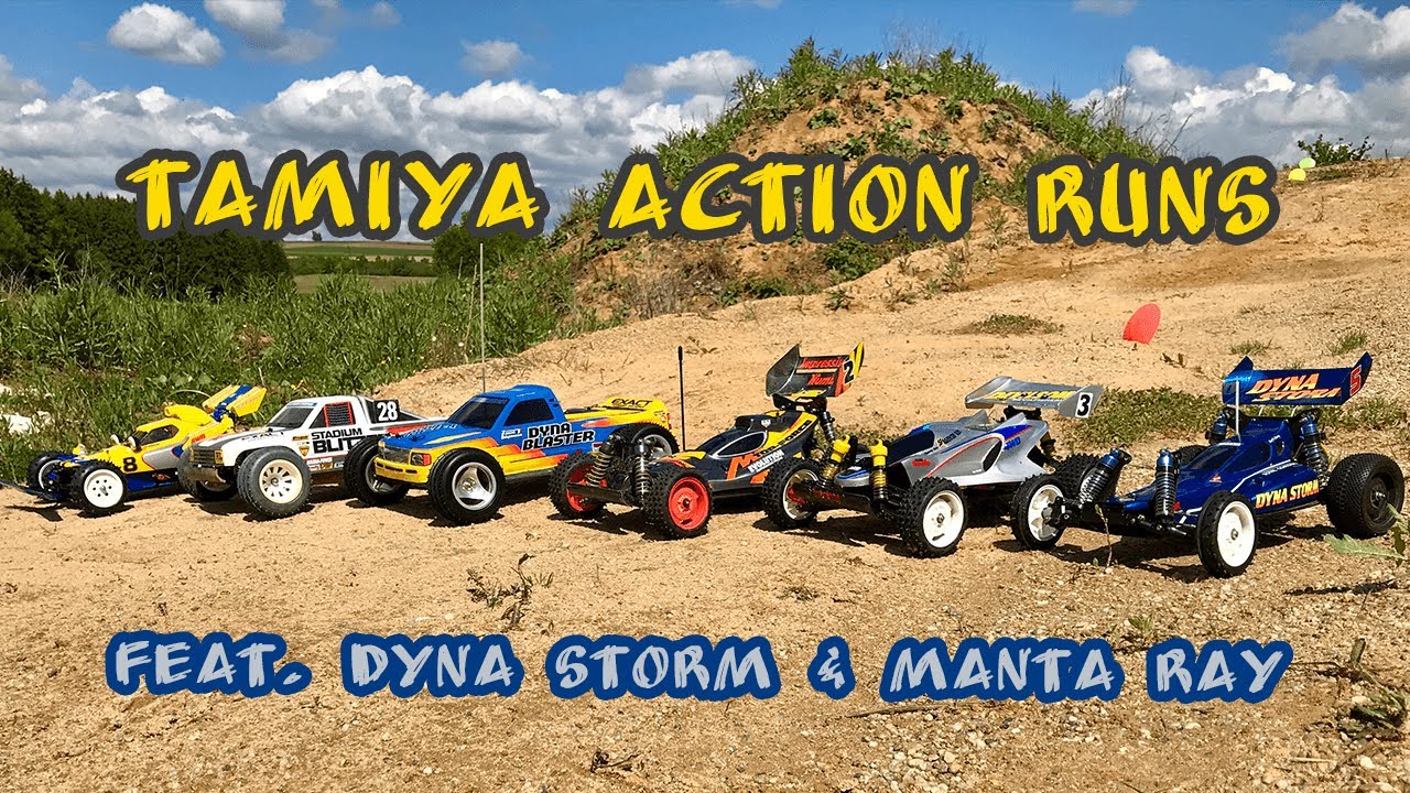 Tamiya Dyna Storm and Manta Ray Action Runs