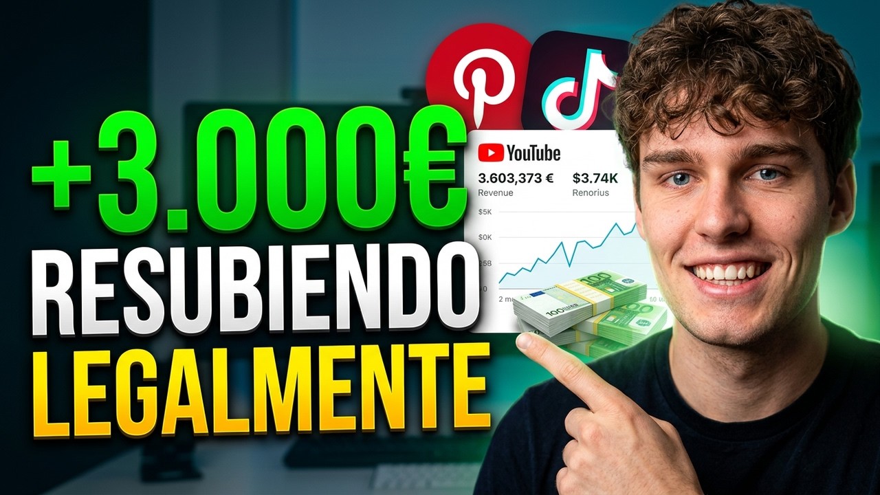 GANO +3.000€ RESUBIENDO TIKTOKS con esta ESTRATEGIA