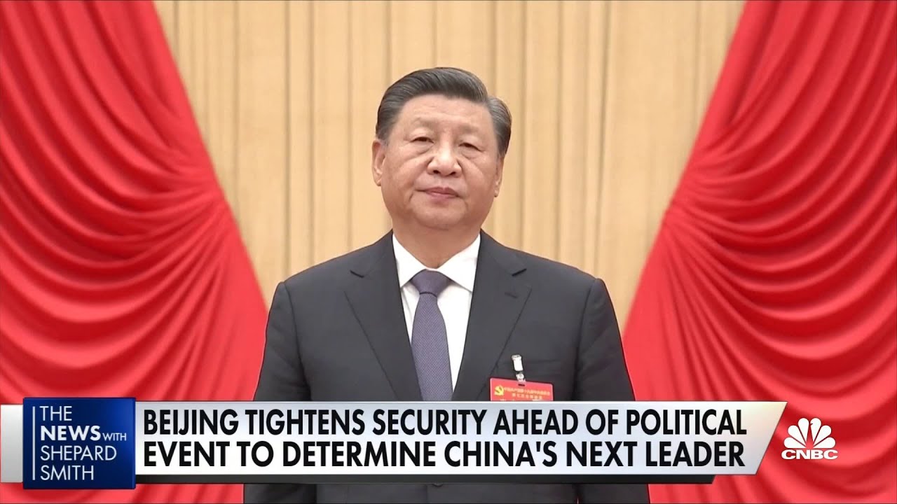 Beijing tightens security ahead of political event to determine China's next leader