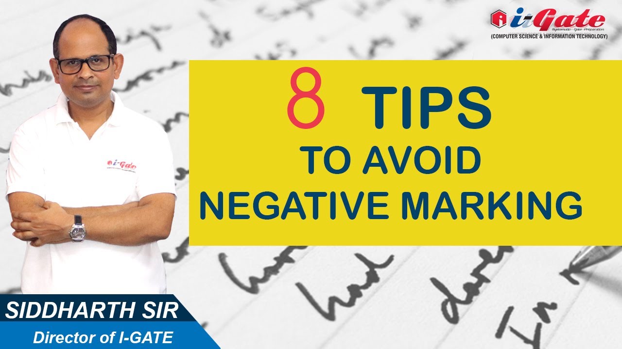 8 tips to Avoid Negative Marking in GATE 2021 | Score More