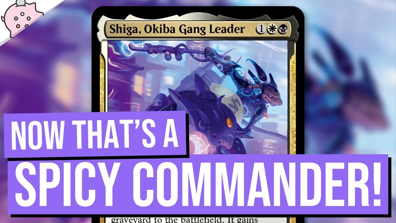 Now That's a Spicy Commander! | Shiga, Okiba Gang Leader | Kamigawa Neon Dynasty Spoiler | MTG