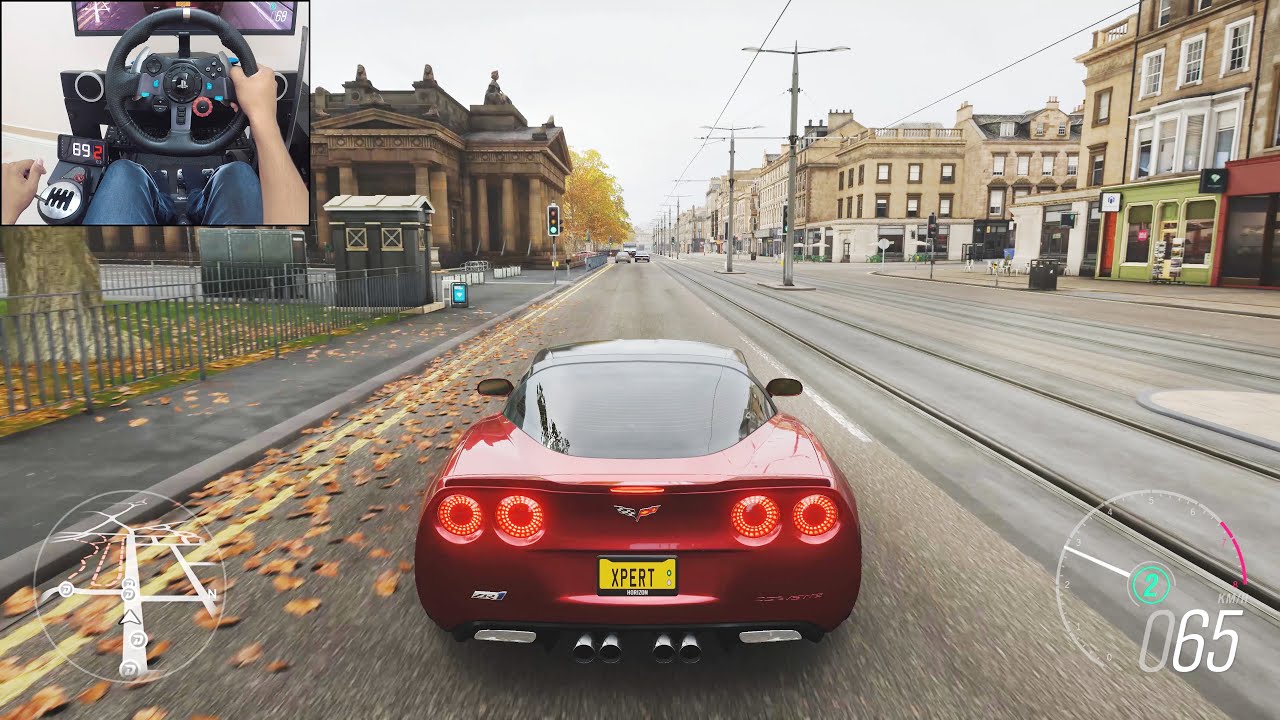 2009 Chevrolet Corvette ZR1- Forza Horizon 4 | Logitech g29 gameplay