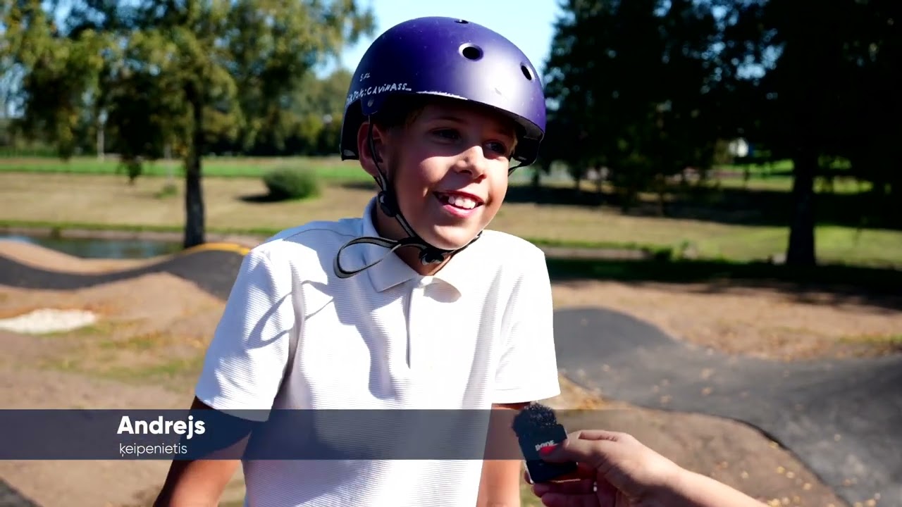 Madlienā atklāta multifunkcionālā asfalta  velotrase (06.09.2024.)