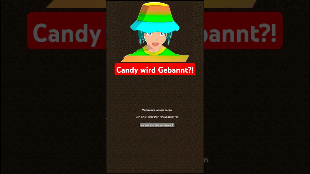@candyPRP wird Gebannt in Minecraft Evolution?! (Was ist Candy's lieblings Projekt) #short #shorts