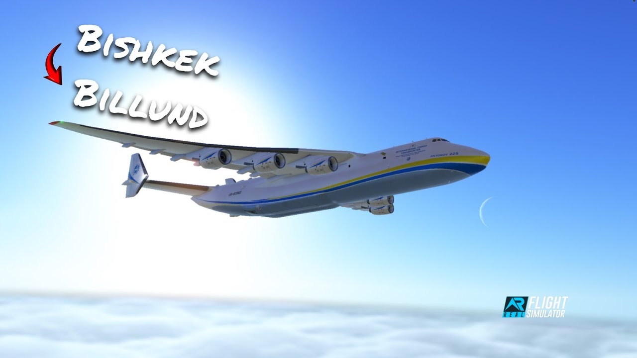 I did The greatest aircraft in the world and its final flight anonov ann225 real flight simulator