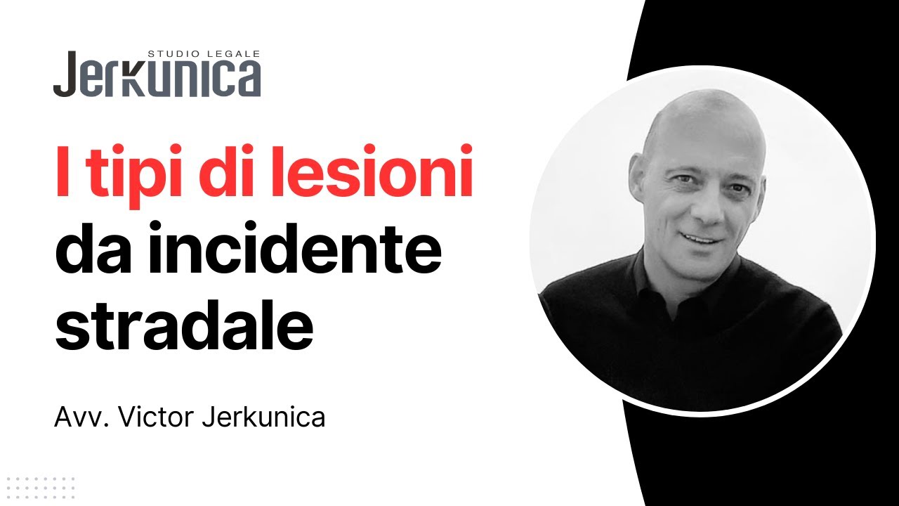 I tipi di lesioni risarcimento del danno da incidente stradale
