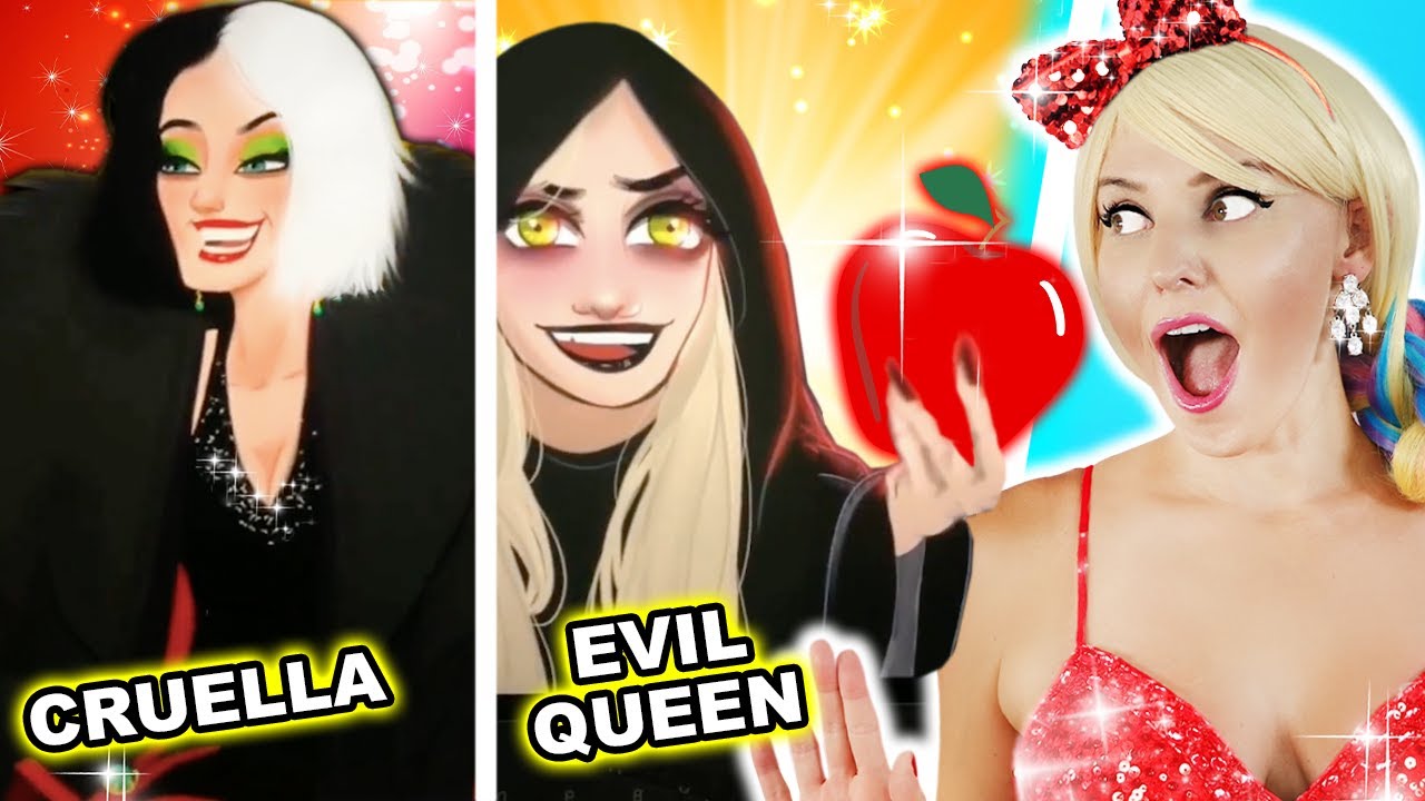 AMAZING DISNEY VILLAINS GLOW UP TRANSFORMATIONS