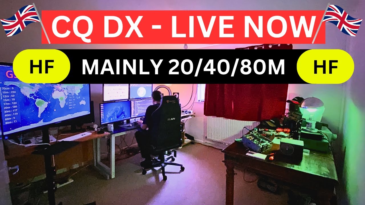 🔴 LIVE HF FUN - GE5STU  -  HAM RADIO with Station Master Stu