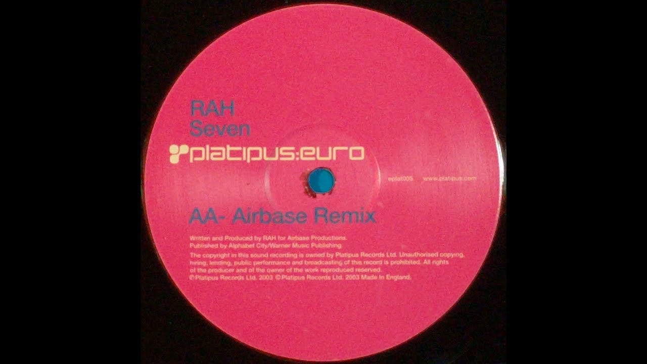 {Vinyl} RAH - Seven (Airbase Remix)