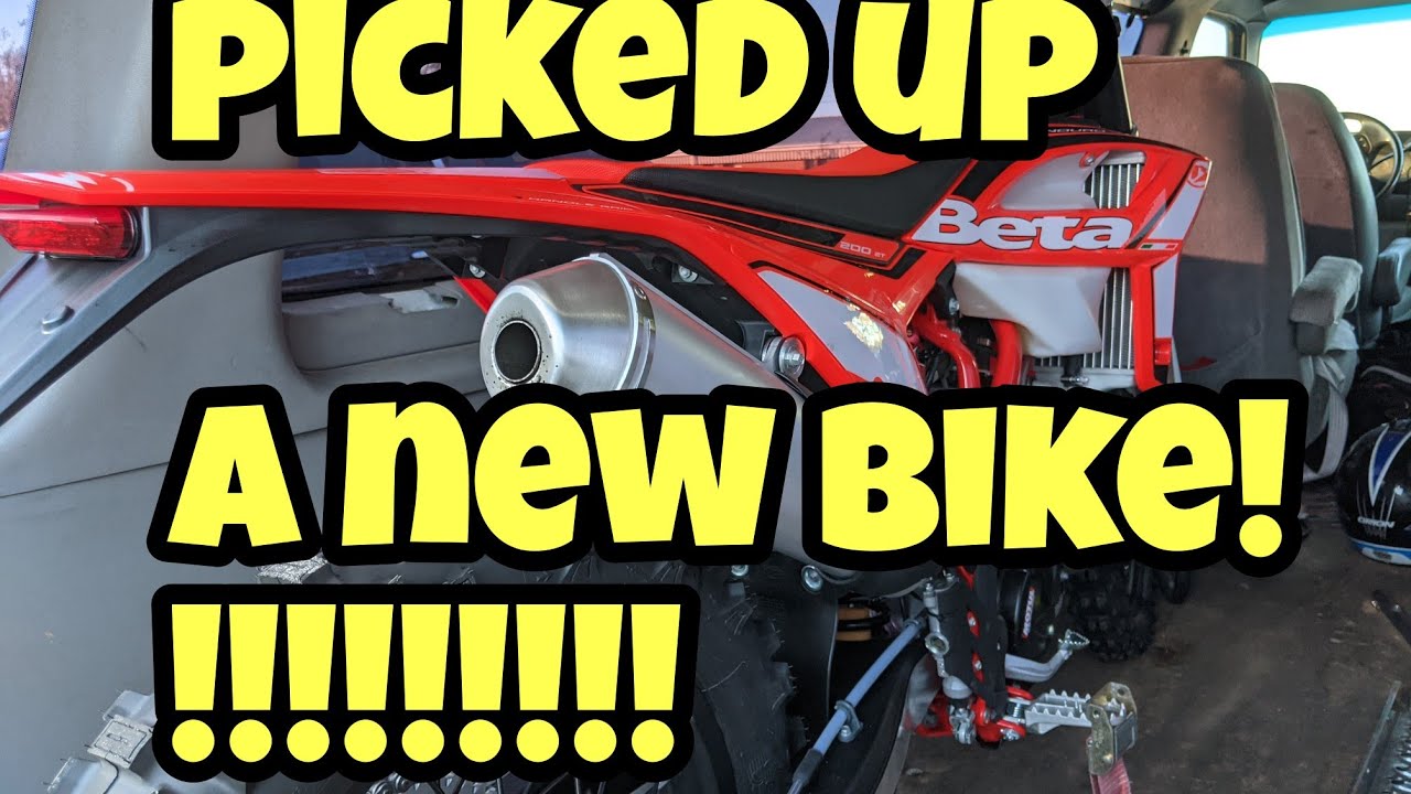 Picking up the new Beta 200rr, Its amazing!!