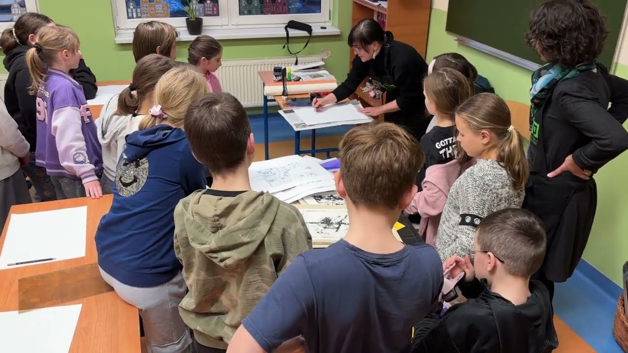 Warsztaty plastyczne w ZSP w Łące (30.01.2026)