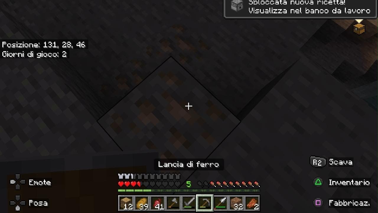 Muoio 3 volte su Minecraft