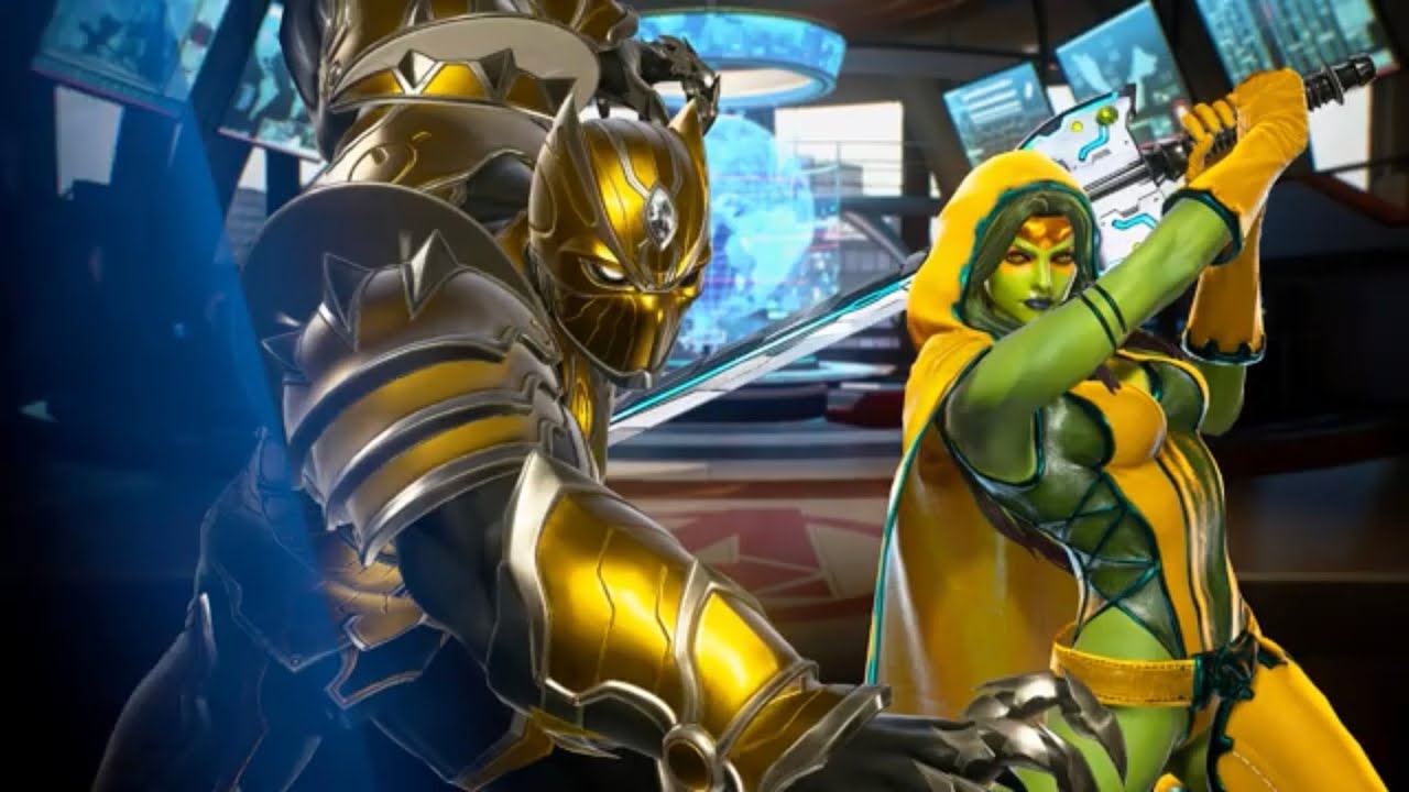Marvel vs Capcom Infinite: Gamora and Black Panther arcade playthrough