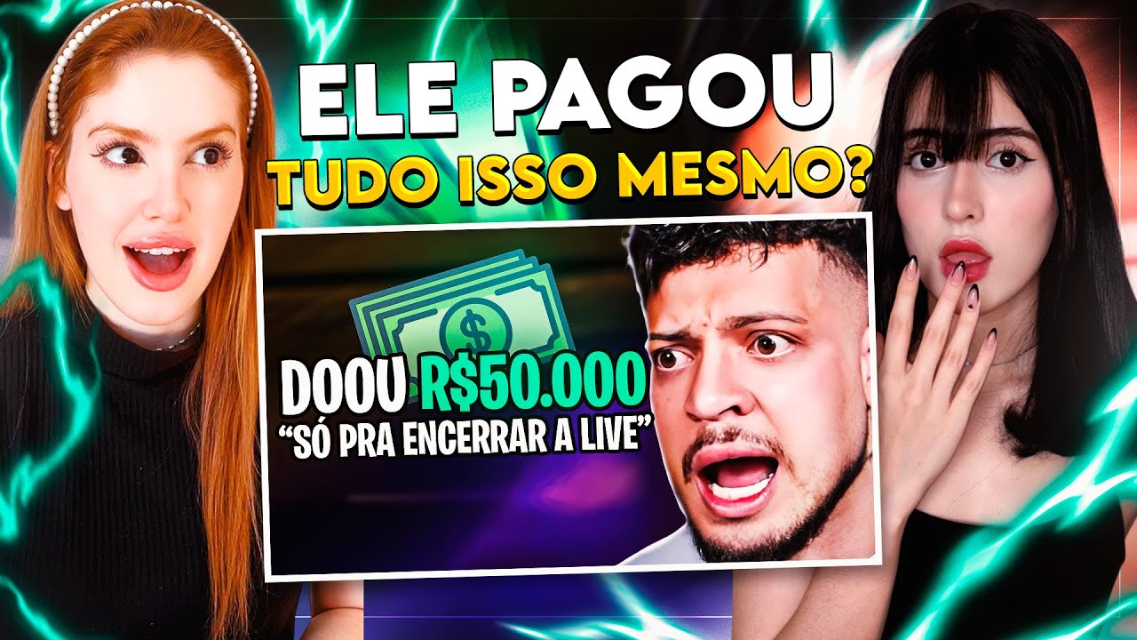 REACT | Ele Pagou R$50.000 Para Streamers de Free Fire Fecharem a Live | CR Reacts